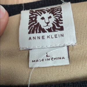 Anne Klein L Black Knit Dress